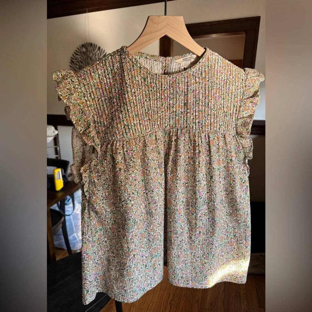 Harper Sage Women’s Kaleidoscope Blouse- Lavender Ochre - Picture 5 of 15